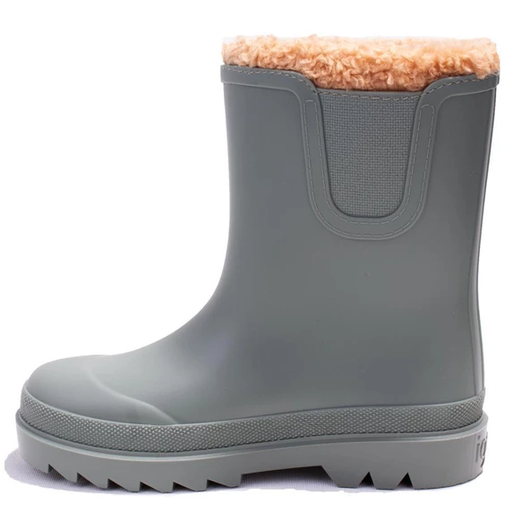 İgor W10290 Tokio Burreguito Yeşil Ortopedik Kürklü Erkek Çocuk Yağmur Çizme - 3