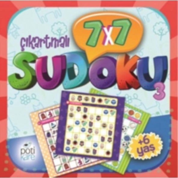 7 x 7 Sudoku - 3 (Çıkartmalı)
