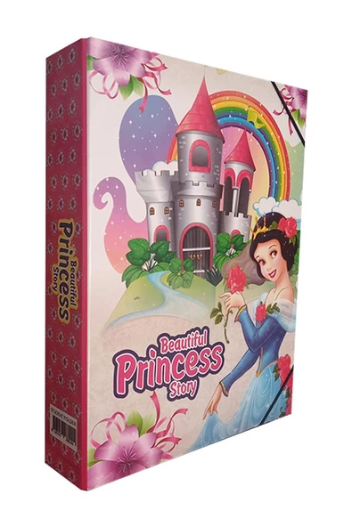 Lastikli Klasör 1 Adet İpli Klasör 32x24x6 cm Okul Öğrenci Klasörü Lastikli Çanta İpli Dosya Kreş Anasınıfı - 2