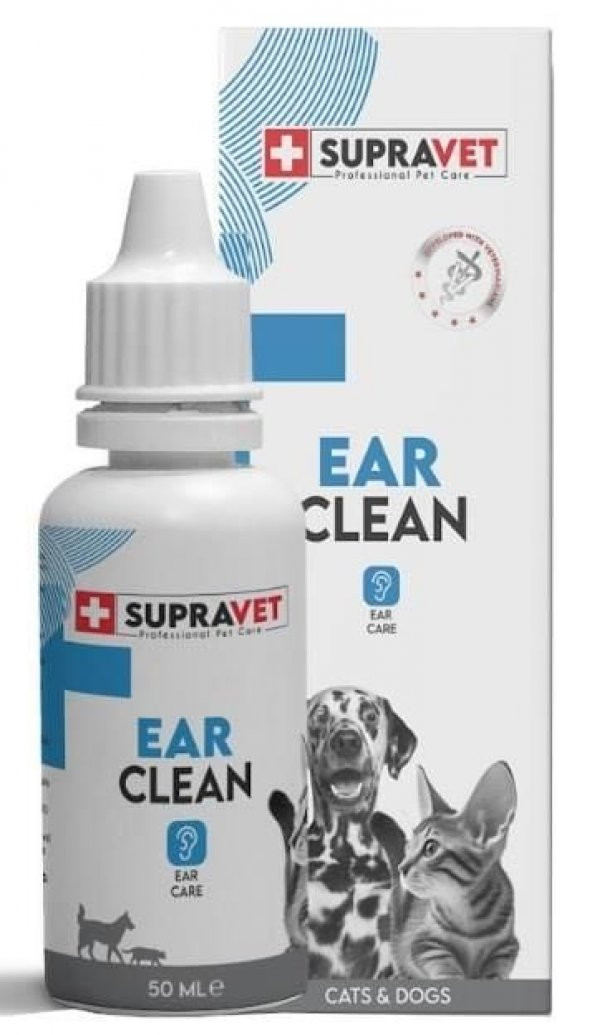 Supravet Ear Clean Kedi Köpek Kulak Temizleme Solüsyonu 50 Ml - 3