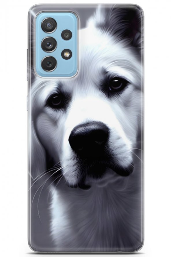 Samsung Galaxy A52s 5g Uyumlu Kılıf Dogs 17 Avcı Yumuşak Kılıf Beyaz