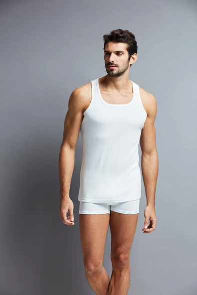 Penye Mood 3163 Erkek Arkası Çapraz Sporcu Atlet - 2