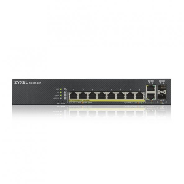 GS1920-8HP V2 8P port POE+ Gigabit Yönetilir