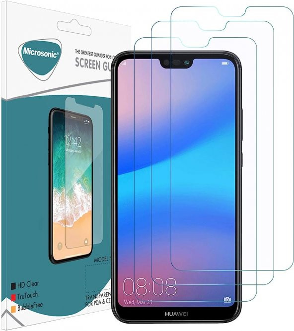 Huawei P20 Lite  Uyumlu Ekran Koruyucu Nano Esnek Micro Temperli Kırılmaz Cam Ekran Koruyucu