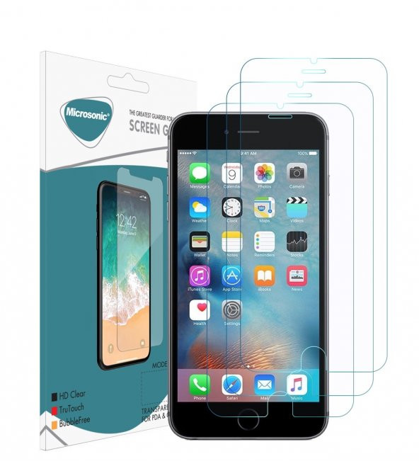 Iphone 6/6s Plus Uyumlu Ekran Koruyucu Nano Esnek Flexible Micro Temperli Kırılmaz Cam iPhone 6/6S Plus Ekran Koruyucu Nano