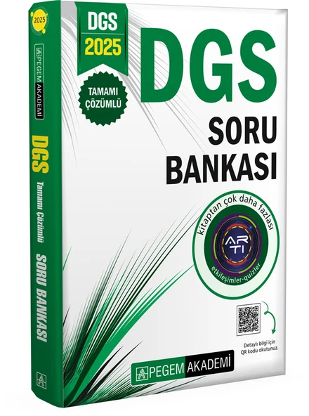 PEGEM 2024 DGS ÇÖZÜMLÜ SORU BANKASI