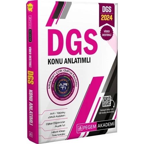 PEGEM 2024 DGS KONU ANLATIMLI