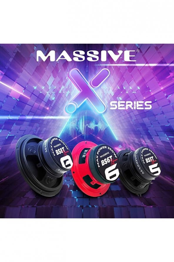 Massive Ms-bs8tx Çiftli 20cm 400w Midrange Xseries 2022 - 2