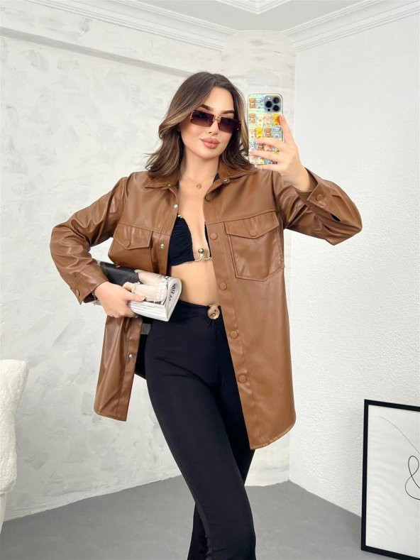 Bayan Yeni model Deri Ceket 998891 - 2