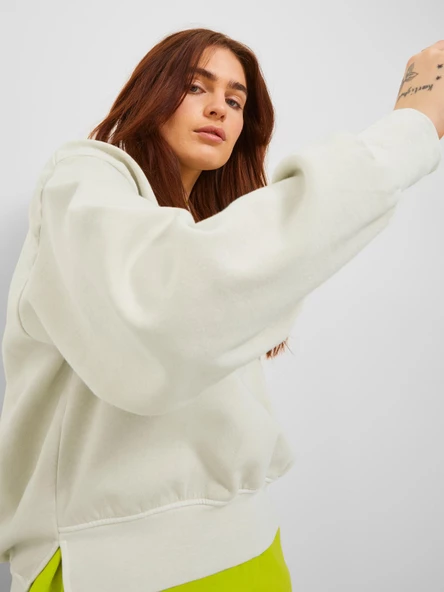 JJXX Bayan Bisiklet Yaka Sweatshirt 12241329 - Resim 2