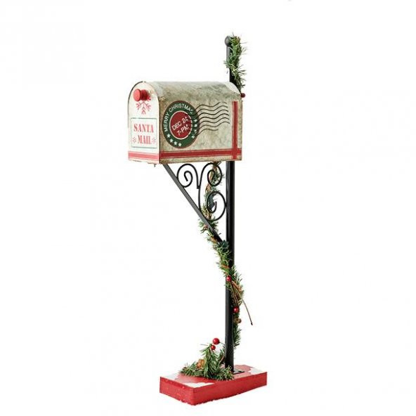 65cm Metal  Posta Kutusu Yılbaşı