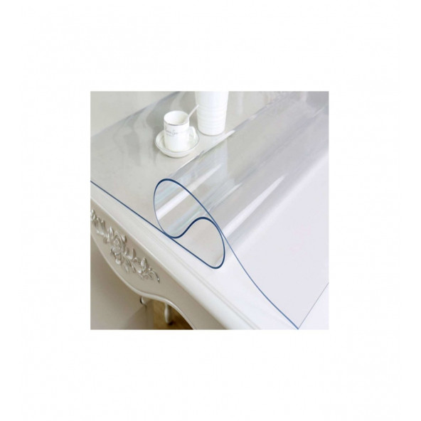 Şeffaf Pvc Masa Örtüsü  1.6 Mm  Koruyucu Masa  Asetat Muşamba - 4