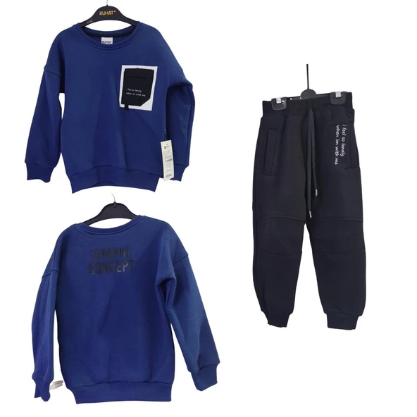 RUHAT URBAN CONCEPT BASKILI ÜÇ İP ERKEK ÇOCUK TAKIM - 2