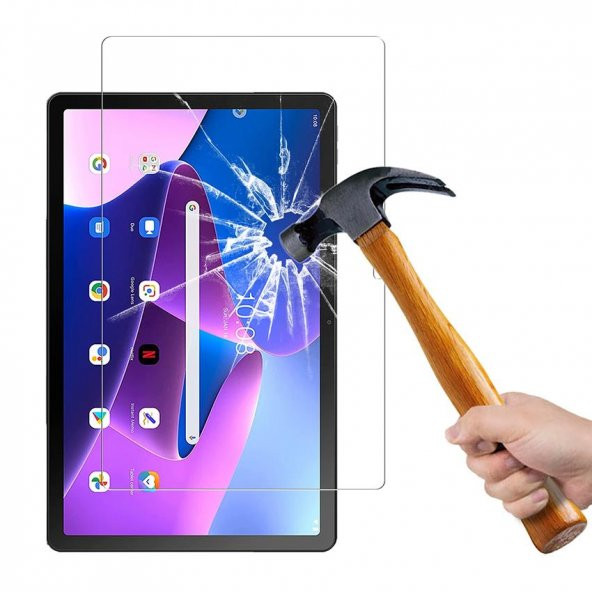Smody Lenovo Tab M10 3. Nesil TB-328FU ZAAG003TR 360 Dönerli Standlı Kapaklı Kılıf + Temperli Cam - 2