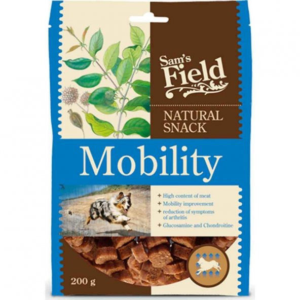 Sam´s Field Natural Snack Mobility 200 g Köpek Ödül Maması  SKT: 11/2025