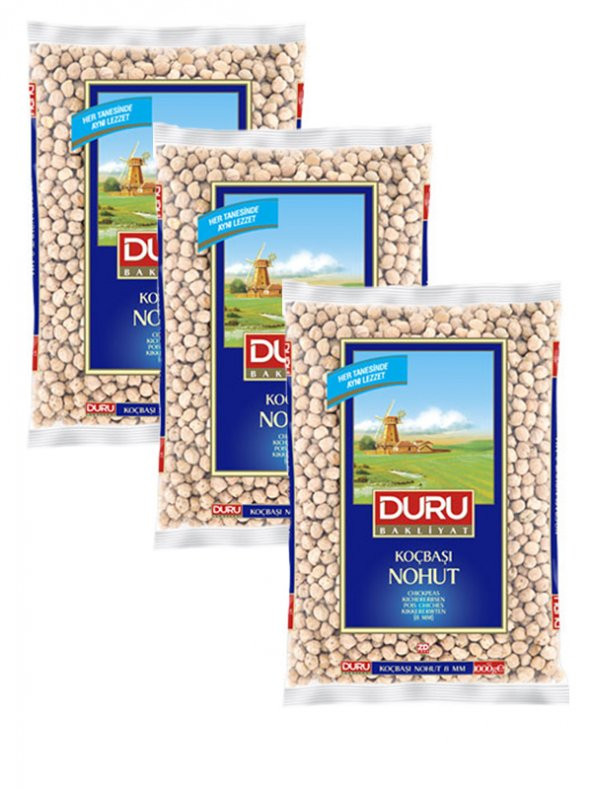 KOÇBAŞI NOHUT 8MM 1 kg, 3 adet