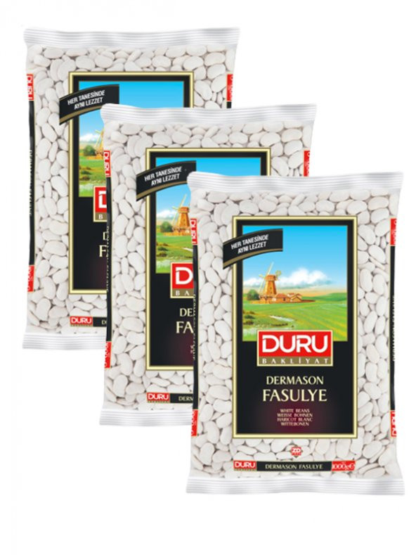 DERMASON FASULYE (8 mm) 1 kg, 3 adet ürün görseli