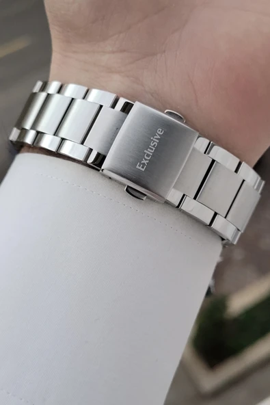 Daniel Klein DKISTE773 Gümüş Renk İç Göstergeleri Aktif Erkek Kol Saati - Resim 5