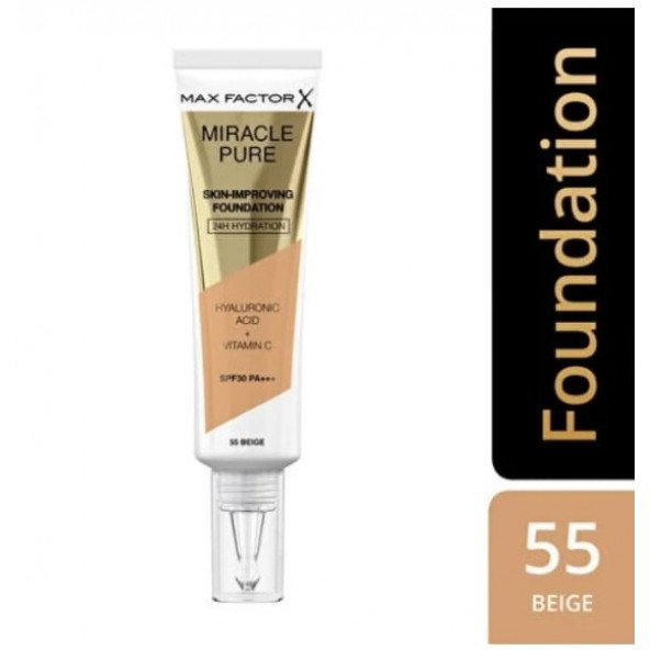Max Factor Miracle Pure Foundation 55 Beıge