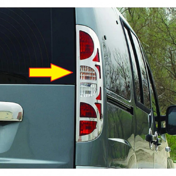 Fiat Doblo Krom Stop Çerçevesi 2 Parça 2006-2010 - 1
