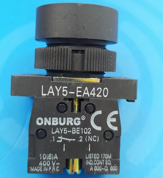 ONBURG Yaylı Stop Butonu (Lay5-EA420) - 2