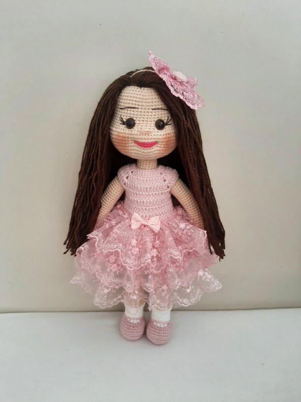 Prenses Bebek Amigurumi Organik Oyuncak