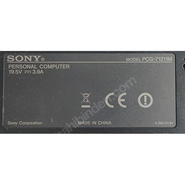 Sony PCG 71211M Alt kasa Sorunsuz - 3