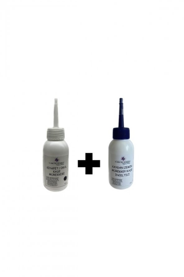 Kıyafet Kaşesi Mürekkebi Siyah 50 ml - Inceltici Ile Birlikte