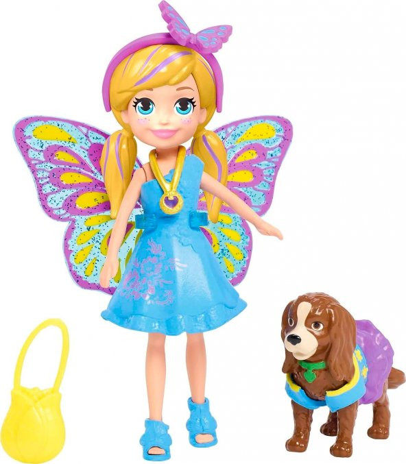Polly Pocket Polly Rocket ve Hayvan Dostu Kostüm Giyiyor Oyun Seti MATTEL.D.GDM15 - 5