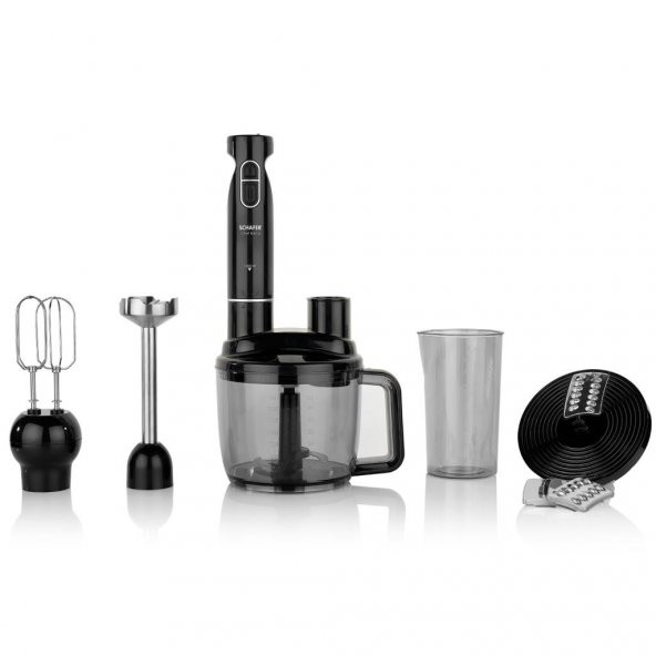 Schafer Chef Blend Mega Blender Set-Siyah/Gümüş - 2