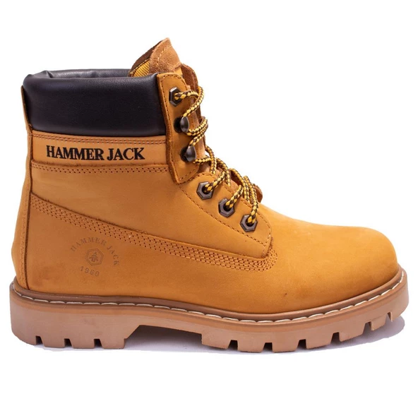 Hammer Jack 10216600 Sarı Ortopedik Günlük Unisex Deri Bot - 2