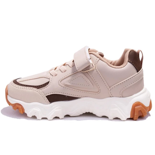 Vicco Jessy 950F23K309 Bej Ortopedik Günlük Erkek Çocuk Spor Ayakkabı - Resim 3