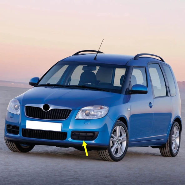 Skoda Roomster 2006-2010 Ön Tampon Sol Kapak Sissiz 5J0807367