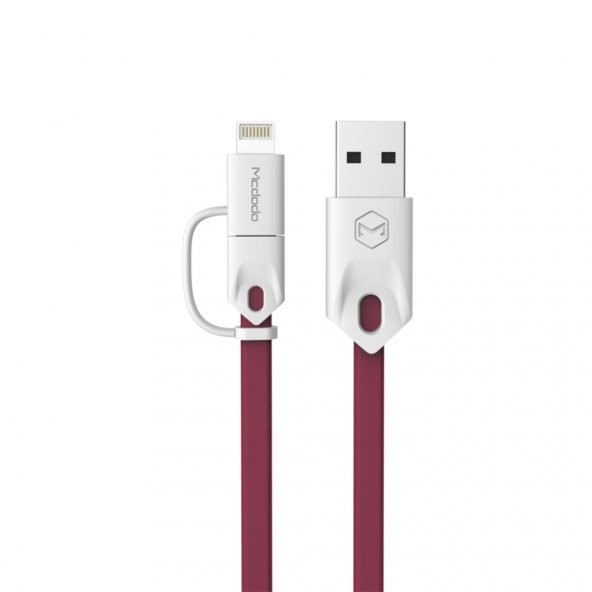 Apple Lightning Micro Usb Akıllı Şarj Data Kablosu