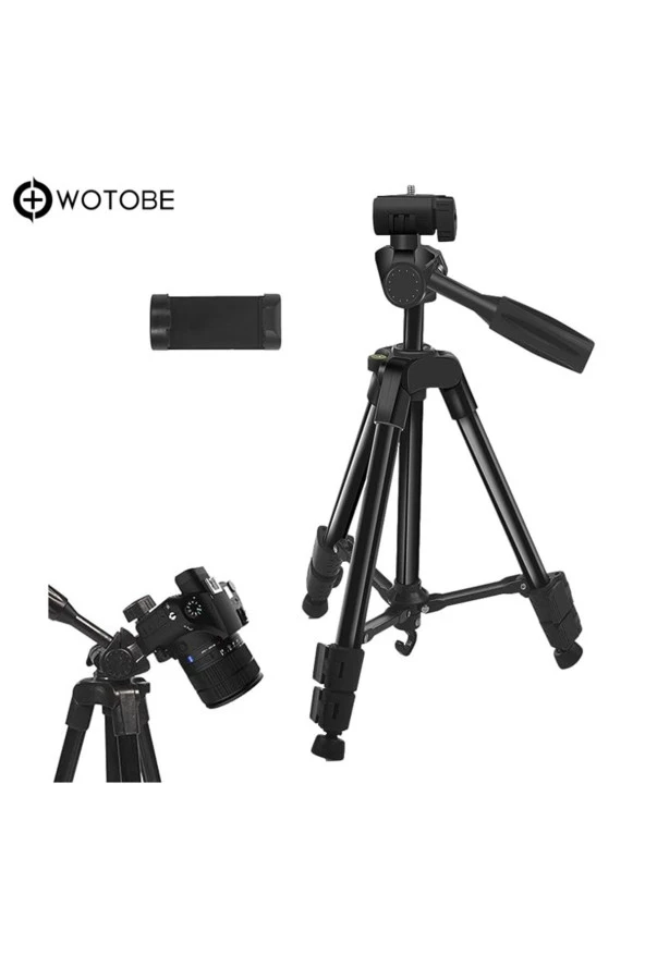 360 Derece Ayarlanabilir Android Ios Kamera Uyumlu Telefon Tutucu Kamera Sabitleyici Tripod