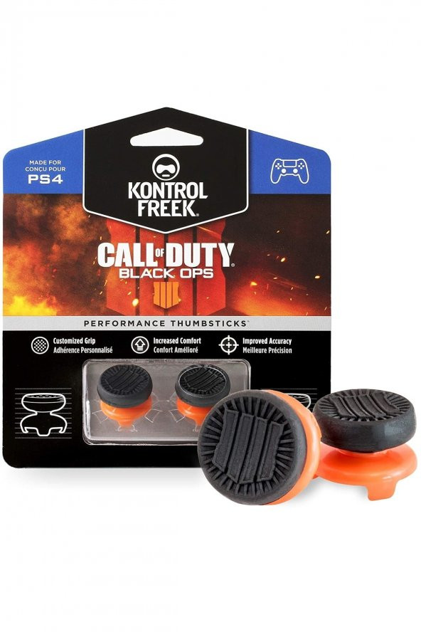 Kontrolfreek Black Ops 4 V1 Ps5 & Ps4 Analog Koruyucu Yükseltici Profesyonel Oyun Kolu Aksesuarı