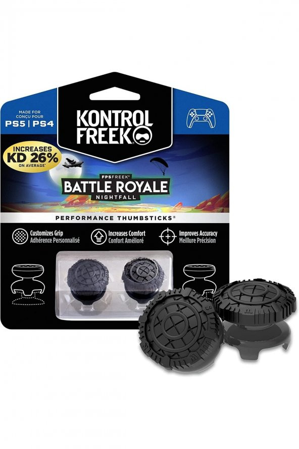 Kontrolfreek Battle Royale V1 Ps5 & Ps4 Analog Koruyucu Yükseltici Profesyonel Oyun Kolu Aksesuarı