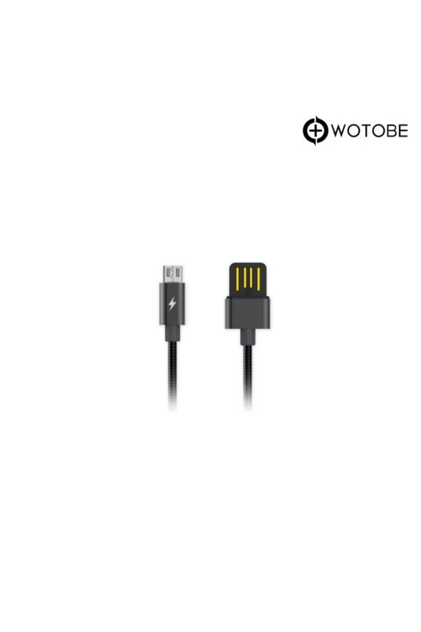 Micro Usb Çelik Spiralli Şarj Data Kablosu