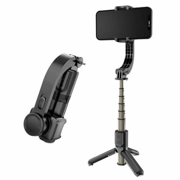 WOTOBE L19 Gimbal Motorlu  Mini Cep Boy Telefon Selfie ve Çubuğu Tripod