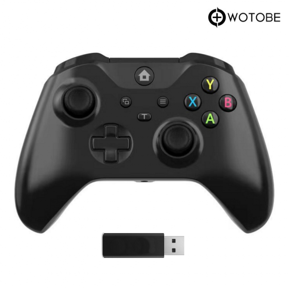 WOTOBE 2.4G Kablosuz Wireless XBOX One TURBO Fonksiyonlu Çift Titreşimli Oyun Kolu Joystick Gamepad