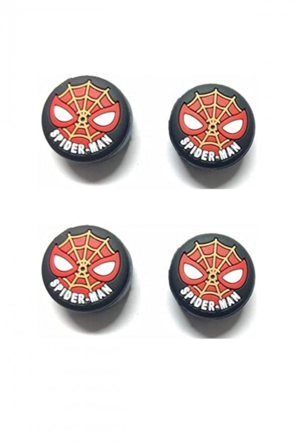 Spiderman Mask Ps3-ps4-ps5-xbox One-x-s-series X Series S Analog Koruyucu Silikon Pad