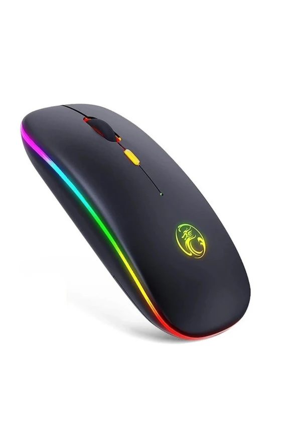 1600dpi Rgb Işıklı Şarjlı Oyuncu Gamer Kablosuz Mouse Fare