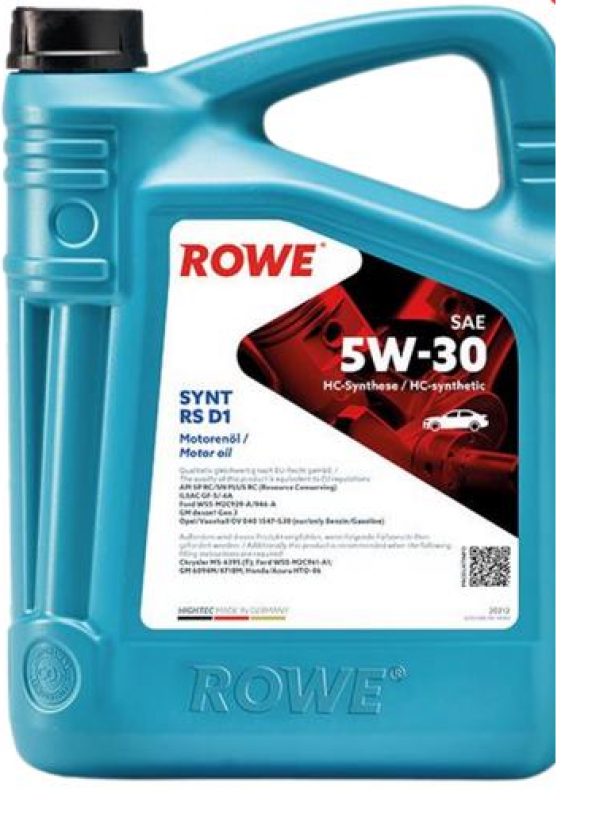 Rowe Hıghtecsynt Rs 01  Sae Sw· 30 4l