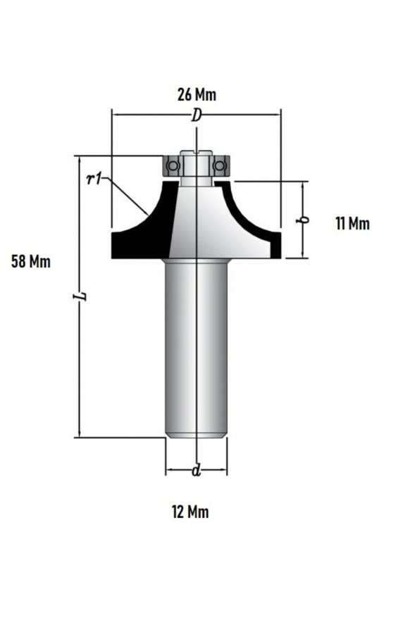 Marka Radüs Bıçağı R6 - 3