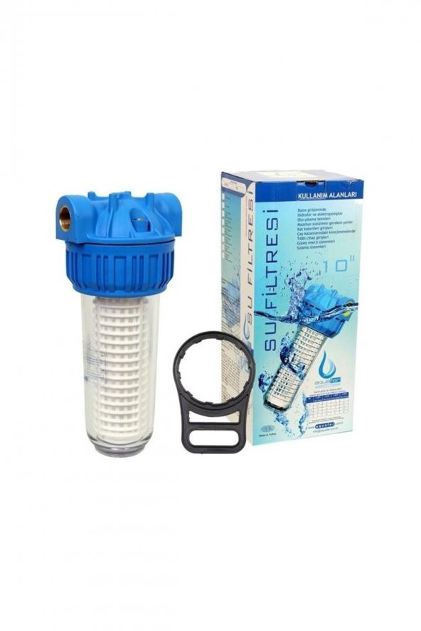 Aquafer 10 Inç Yıkanabilir Su Arıtma Filtresi (1”-12 Inç Girişli) - 2