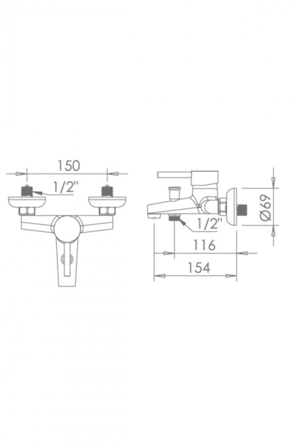 Artı Delta Banyo Bataryası 50211 - 2