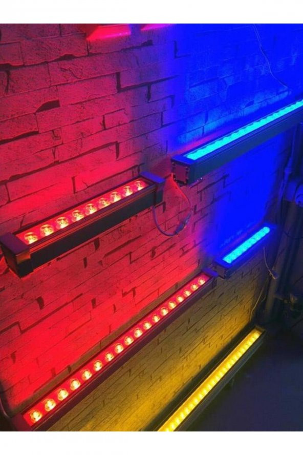 Pars 9 X 1w Wallwasher 25 Cm Amber - 2