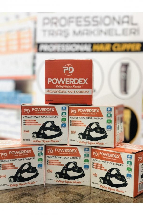 powerdex 10w Şarjlı Kafa Lambası - Resim 4