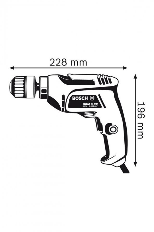 Bosch Professional Gbm 6 Re Darbesiz Matkap - 3