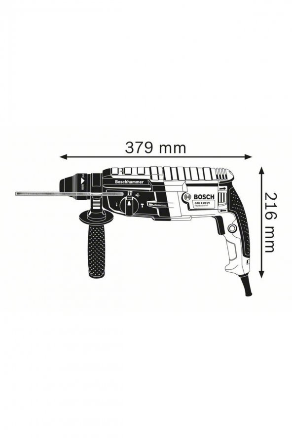 Bosch Gbh 2-28 Kırıcı Delici 880W 0611267500 - 3